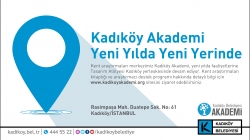 Kadıköy Akademi Yeni Yılda Yeni Yerinde